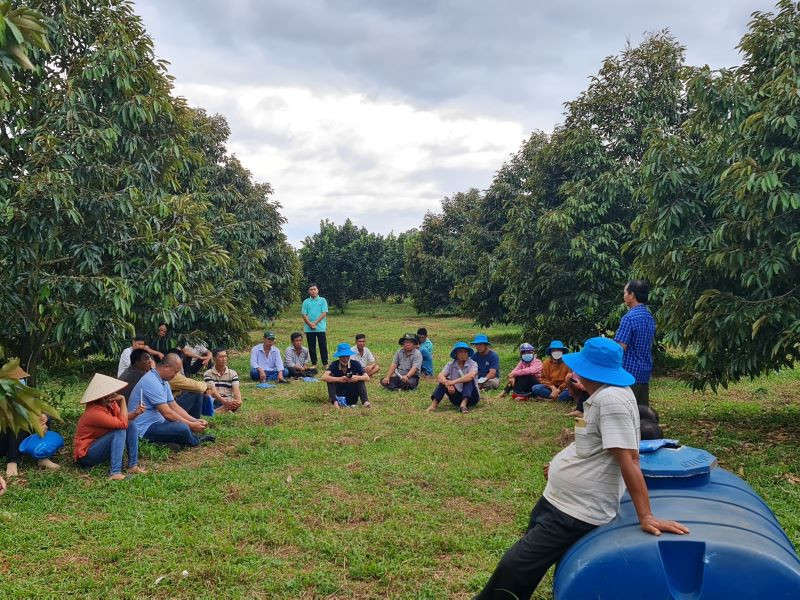 Thiên Nam xây dựng nhóm nông dân liên kết và đào tạo tập huấn về GAP để phát triển nông nghiệp bền vững